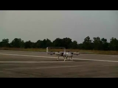 Drone industriale UAV quattro bracci e otto rotori porta a una forte capacità di resistenza al vento